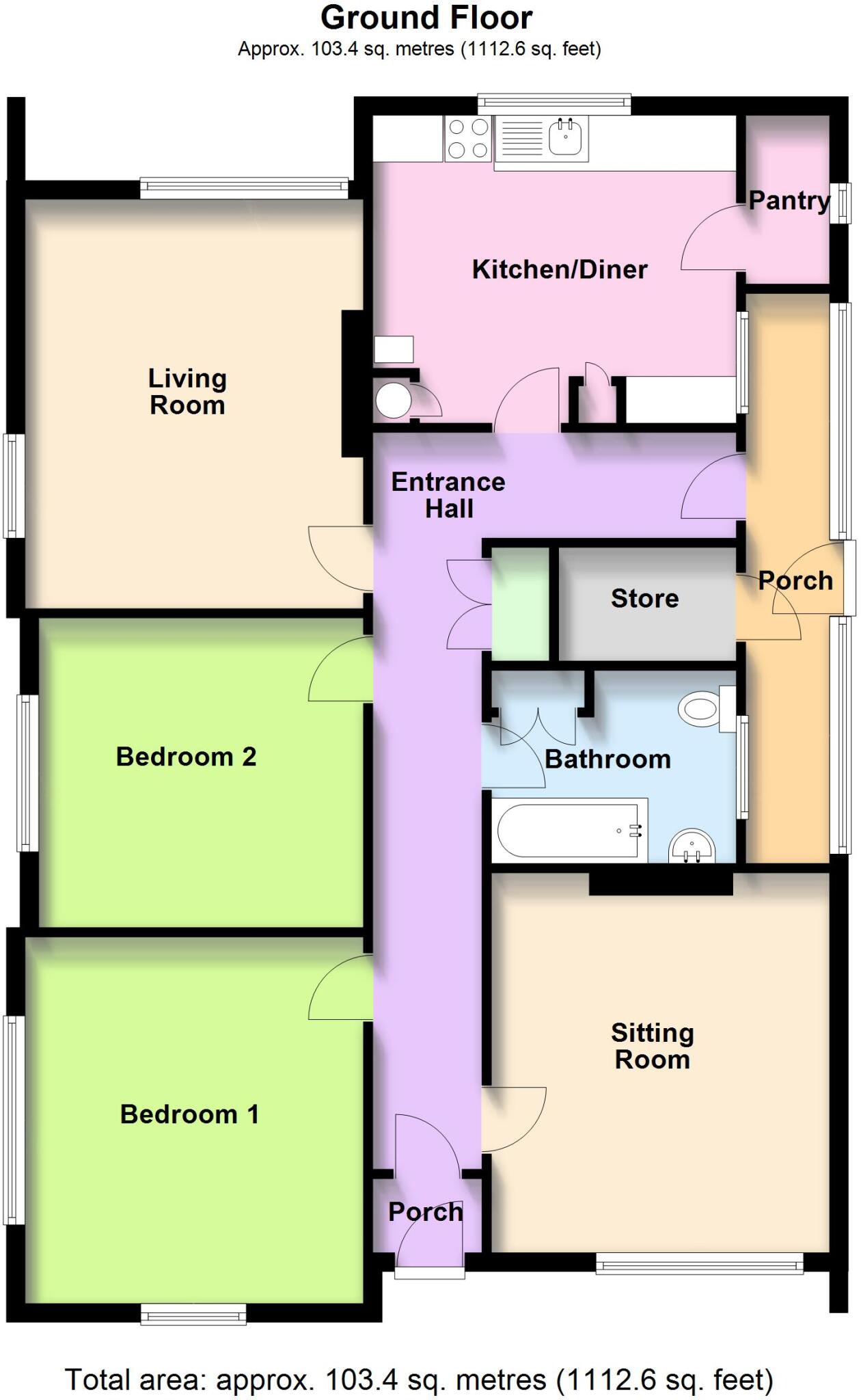 Three Ways, Cemetery Road, Hatfield floorplan