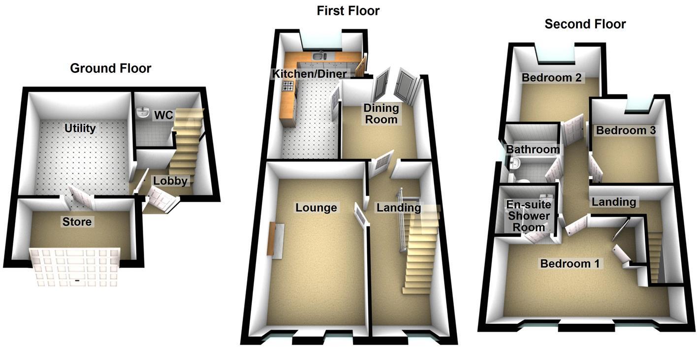 Prospect Street, Halifax floorplan