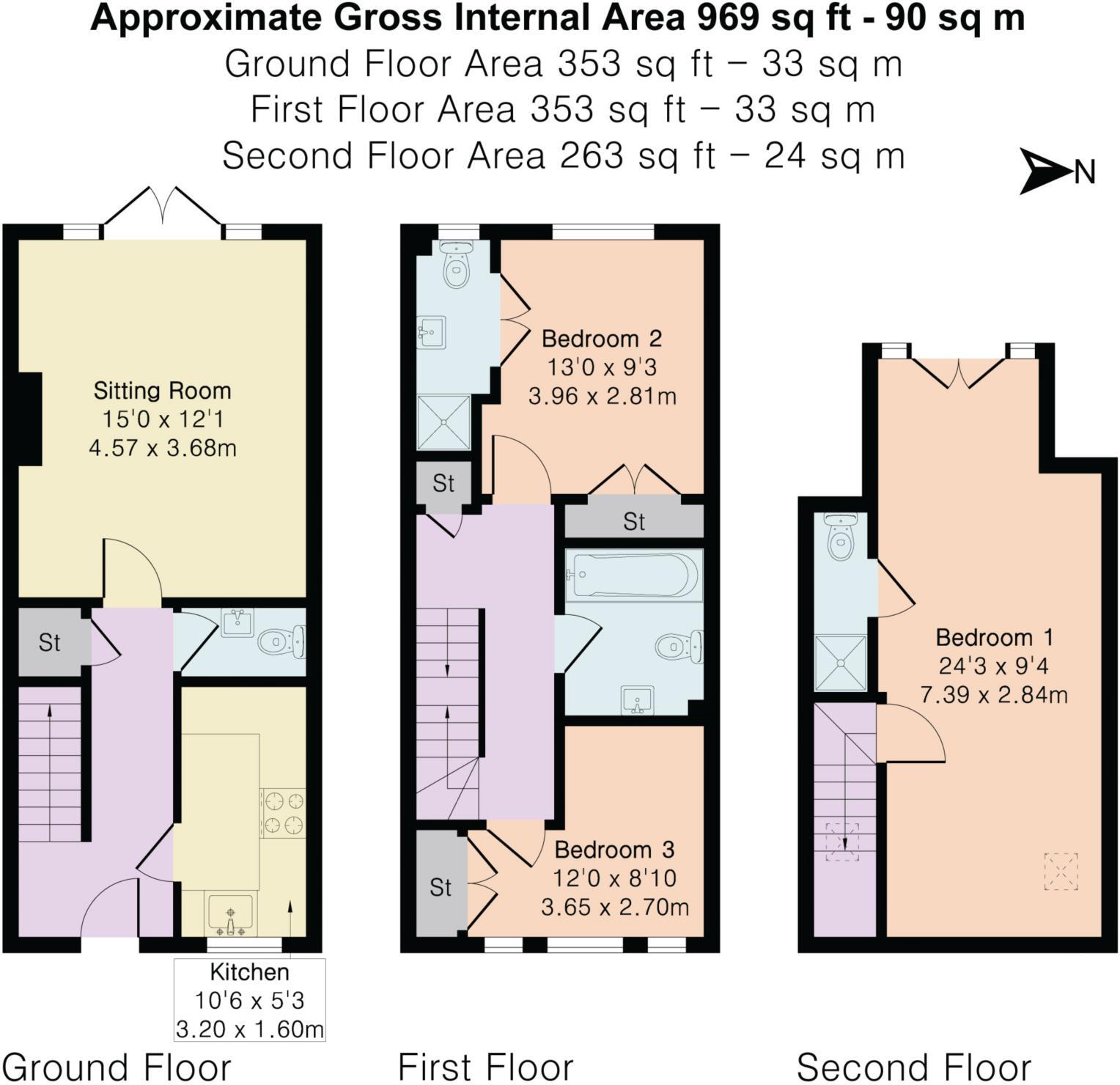 Plater Drive, Oxford floorplan