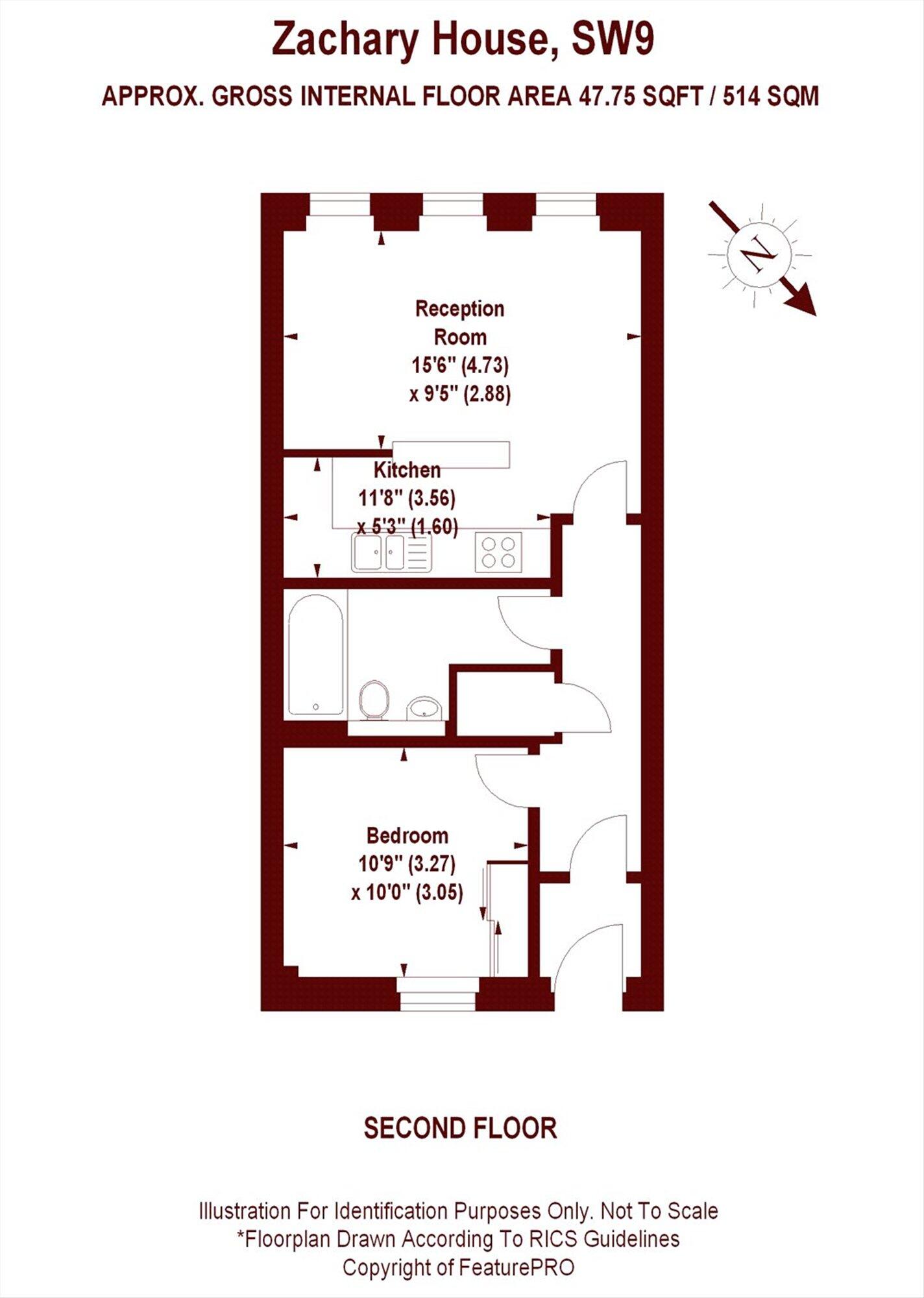 Lett Road, Oval floorplan