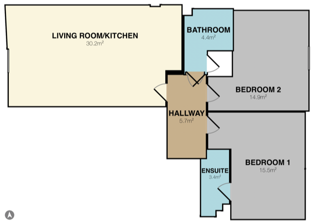 Hudson Street, Gateshead floorplan
