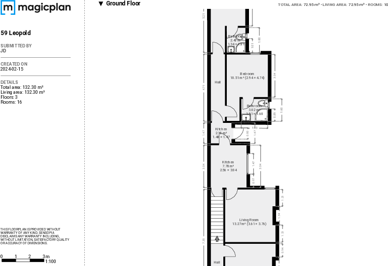 Leopold Street, Loughborough floorplan