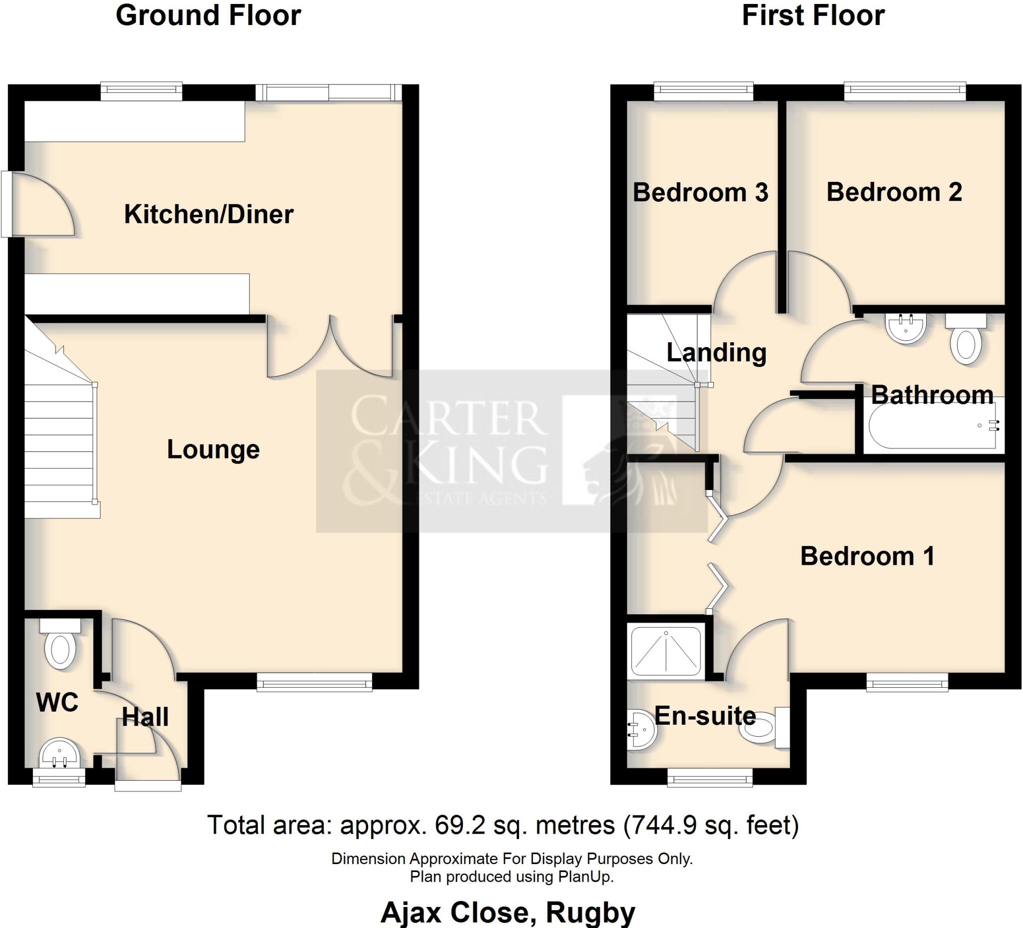 Ajax Close, Waterside, Rugby floorplan