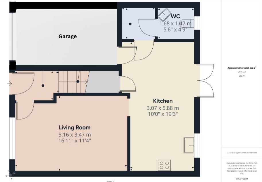 Oak Drive, Mold, CH7 6WH floorplan