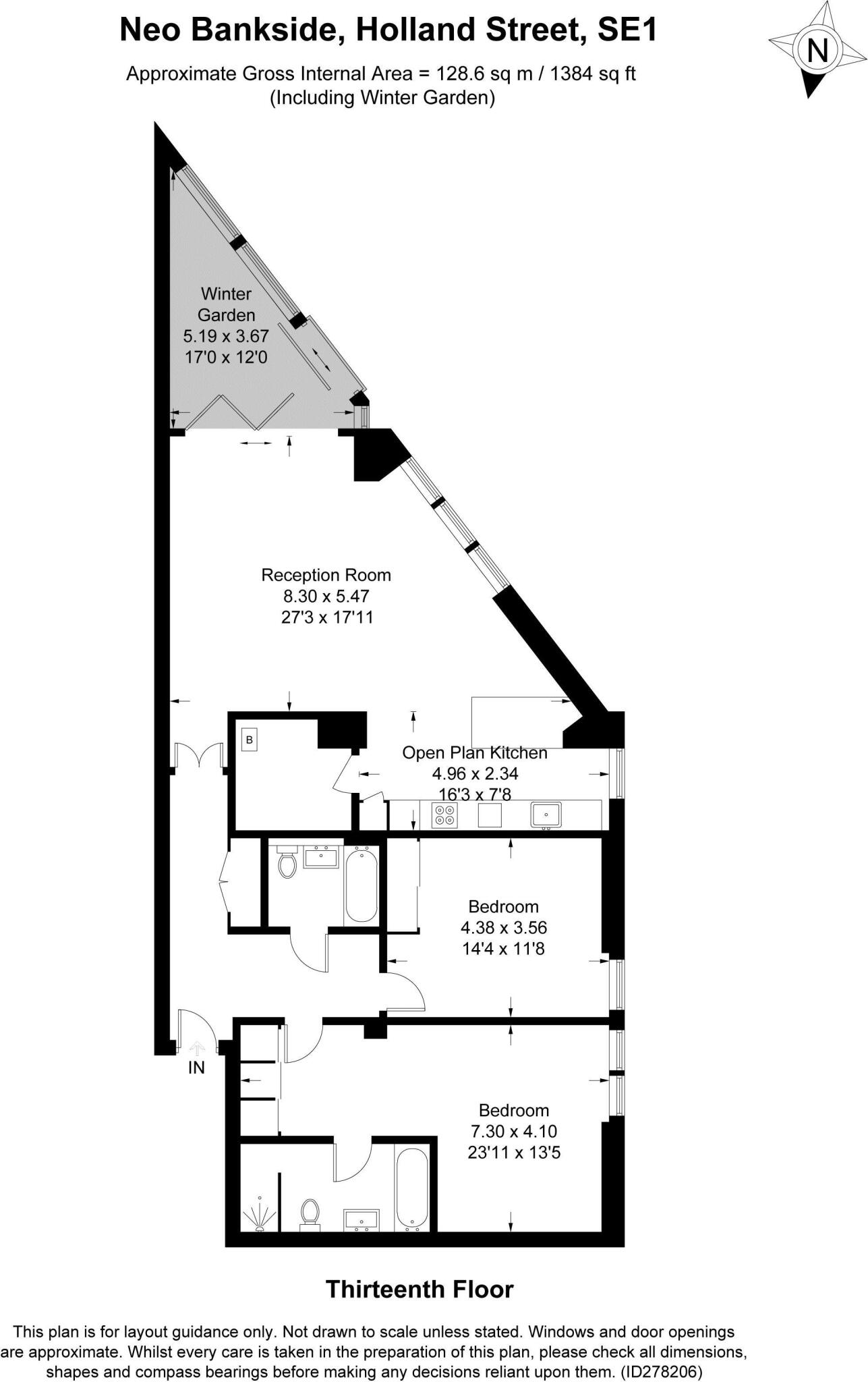 NEO Bankside, Holland Street, SE1  floorplan