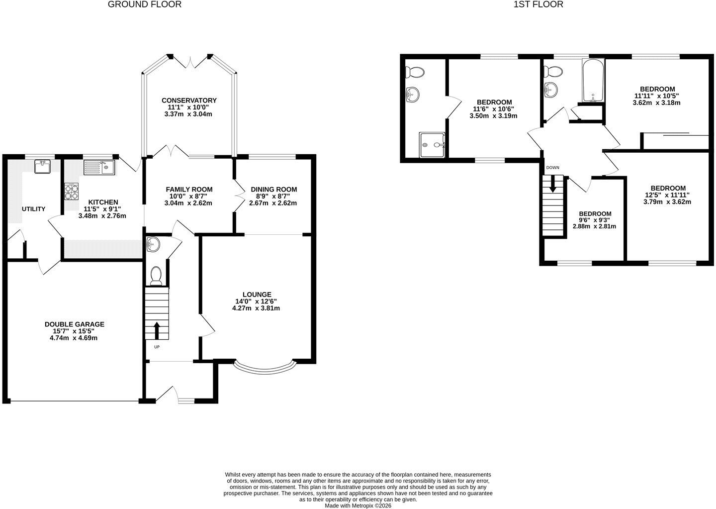 Shady Nook, Farnham, Surrey, GU9 floorplan