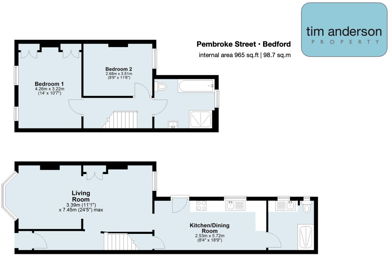 Pembroke Street | Bedford | Beds | MK40 | a stunner floorplan