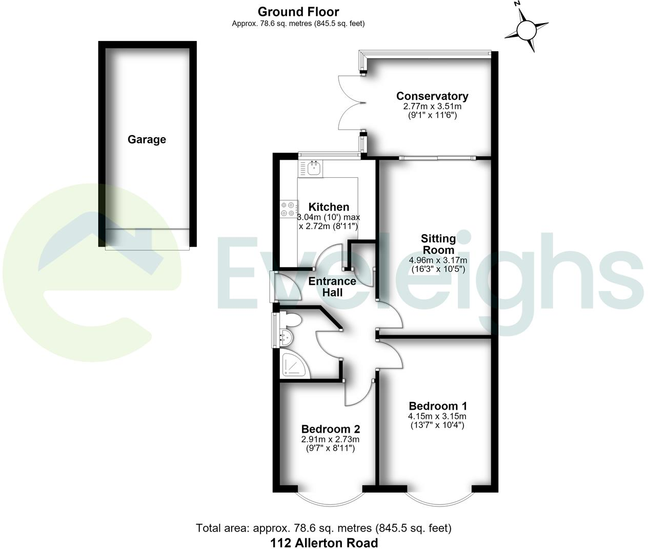 Allerton Road, Whitchurch, Bristol floorplan