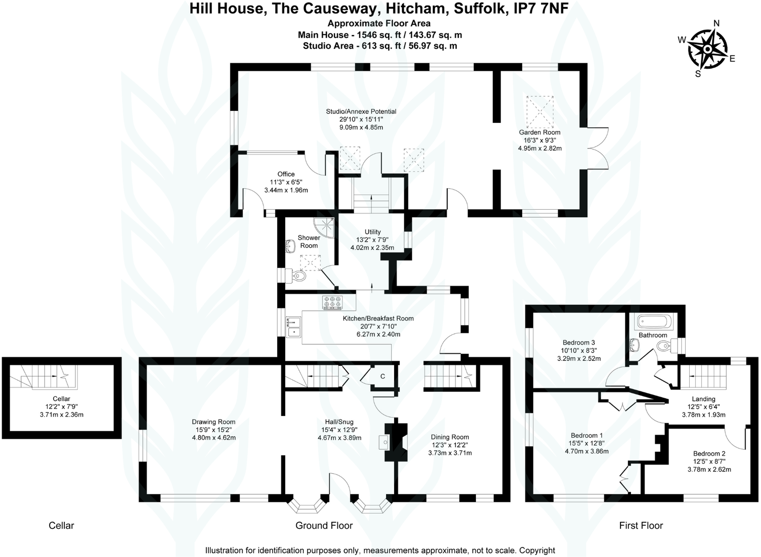Hill House, The Causeway, Hitcham floorplan