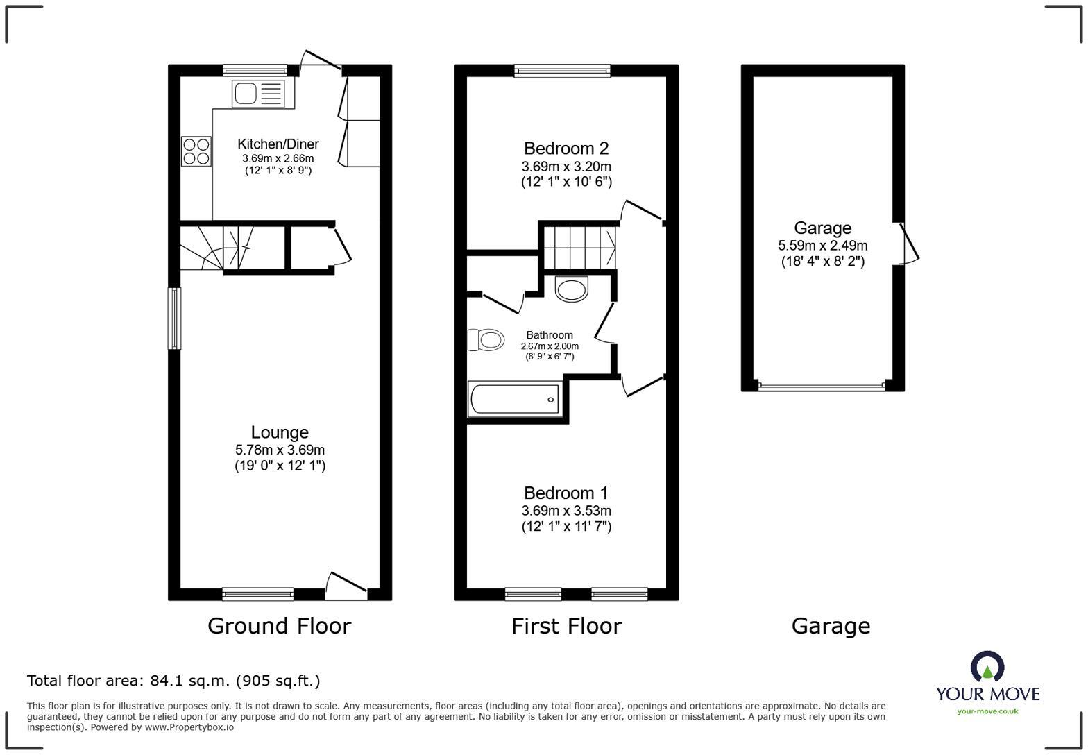 Tom Joyce Close, Snodland, Kent, ME6 floorplan