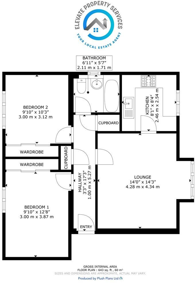 Bulldale Court, Yoker, Glasgow floorplan