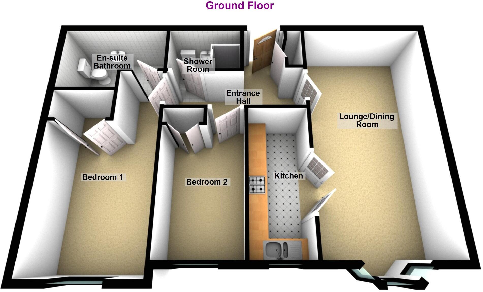 The Causeway, Seaford, East Sussex, BN25 floorplan