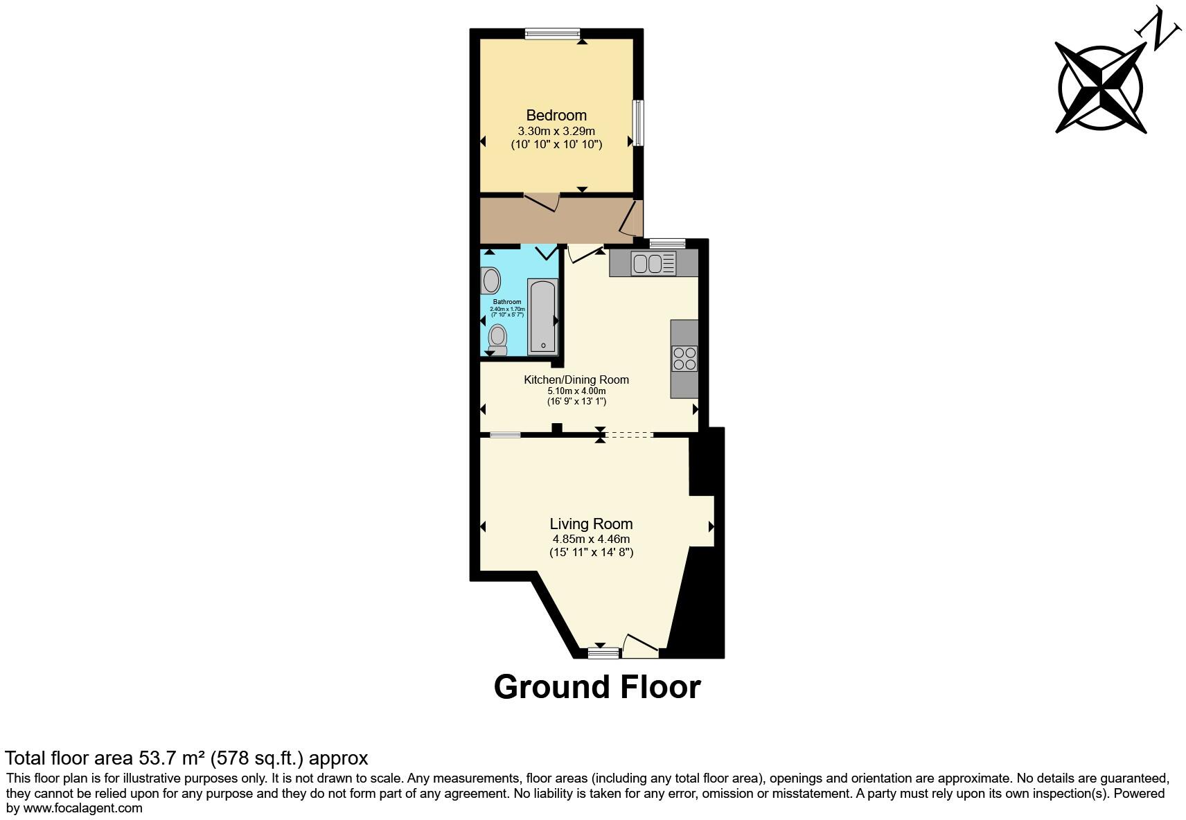 Seymour Road, Bristol, BS7 floorplan