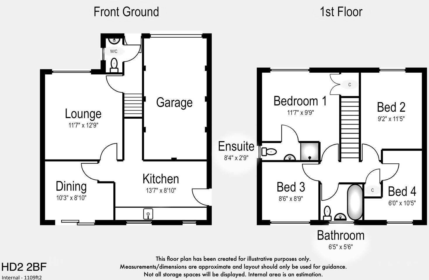 Ponyfield Close, Birkby, Huddersfield, HD2 floorplan