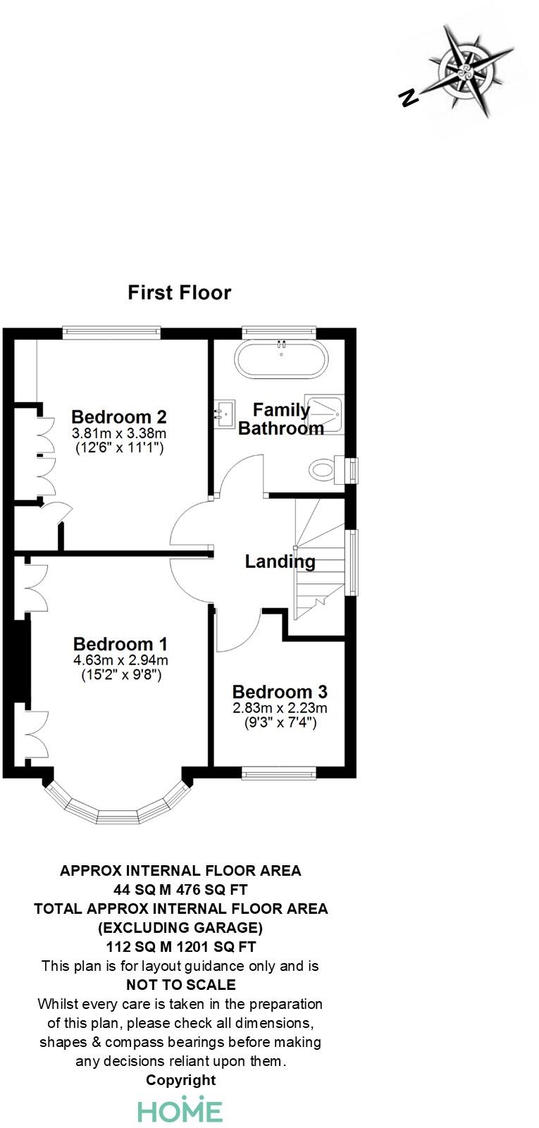 Chelmerton Avenue, Great Baddow, Chelmsford floorplan