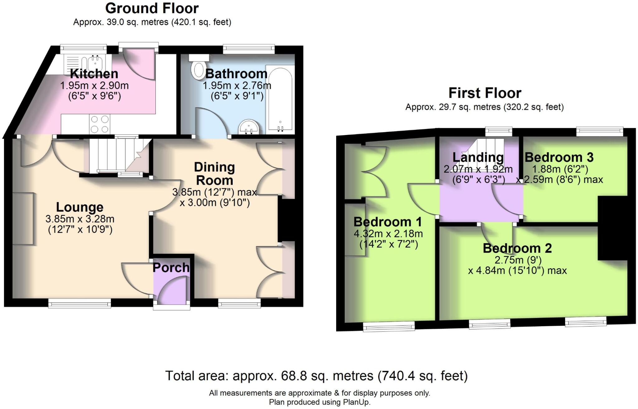13 Castle Green, Bishops Castle floorplan