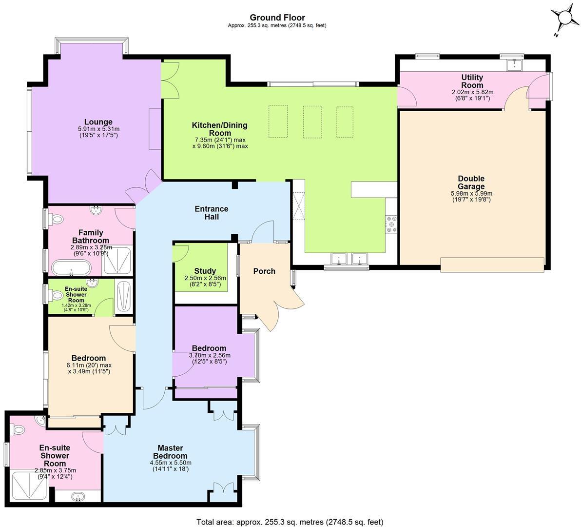 Fieldgate Lane, Kenilworth floorplan