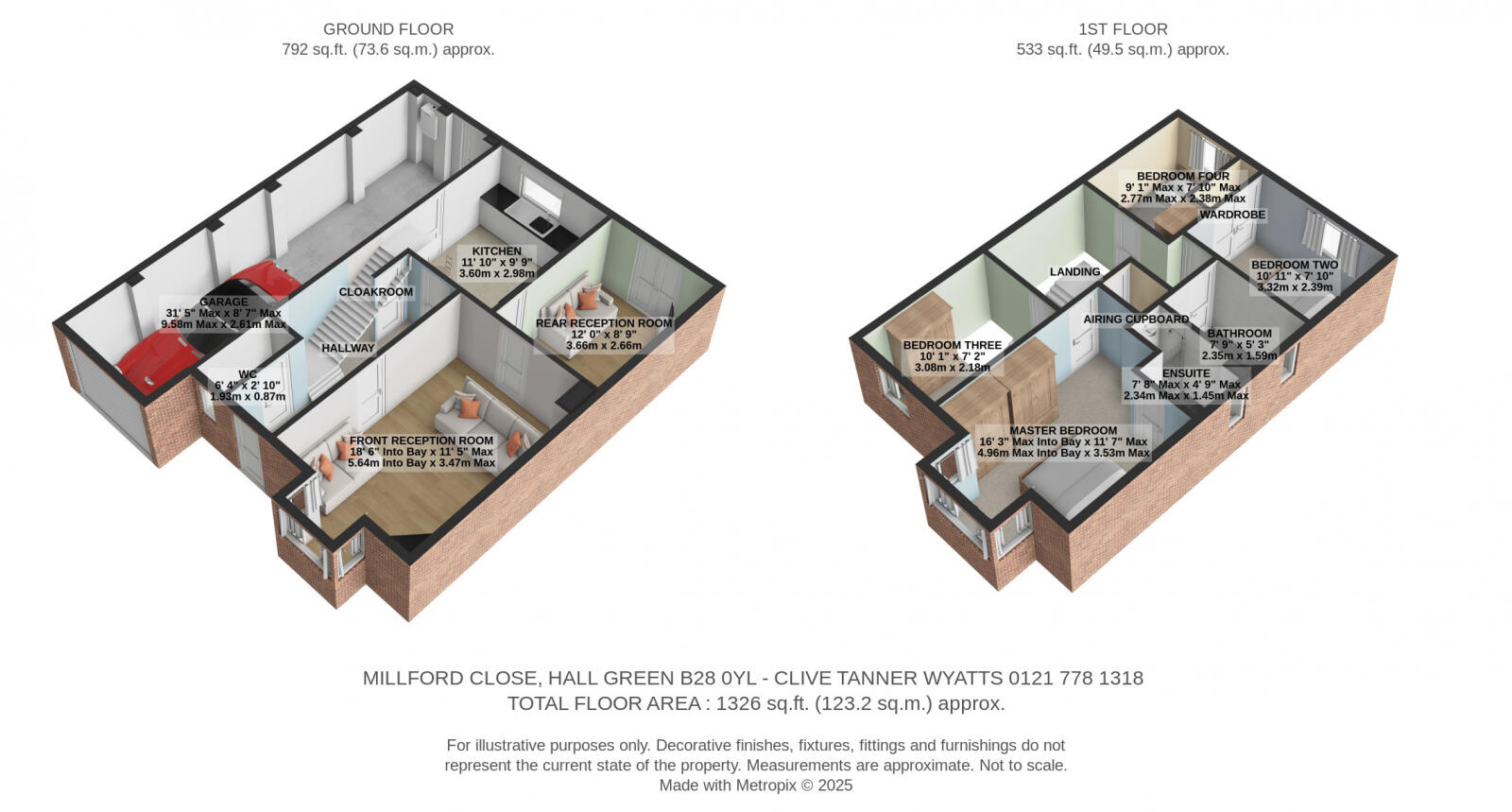 8, Millford Close floorplan