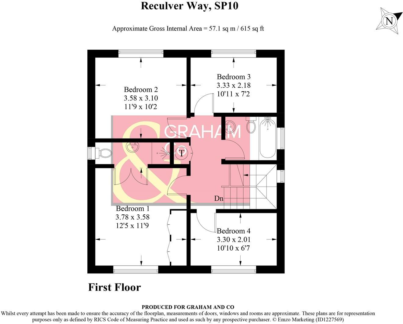 Reculver Way, Charlton, Andover floorplan