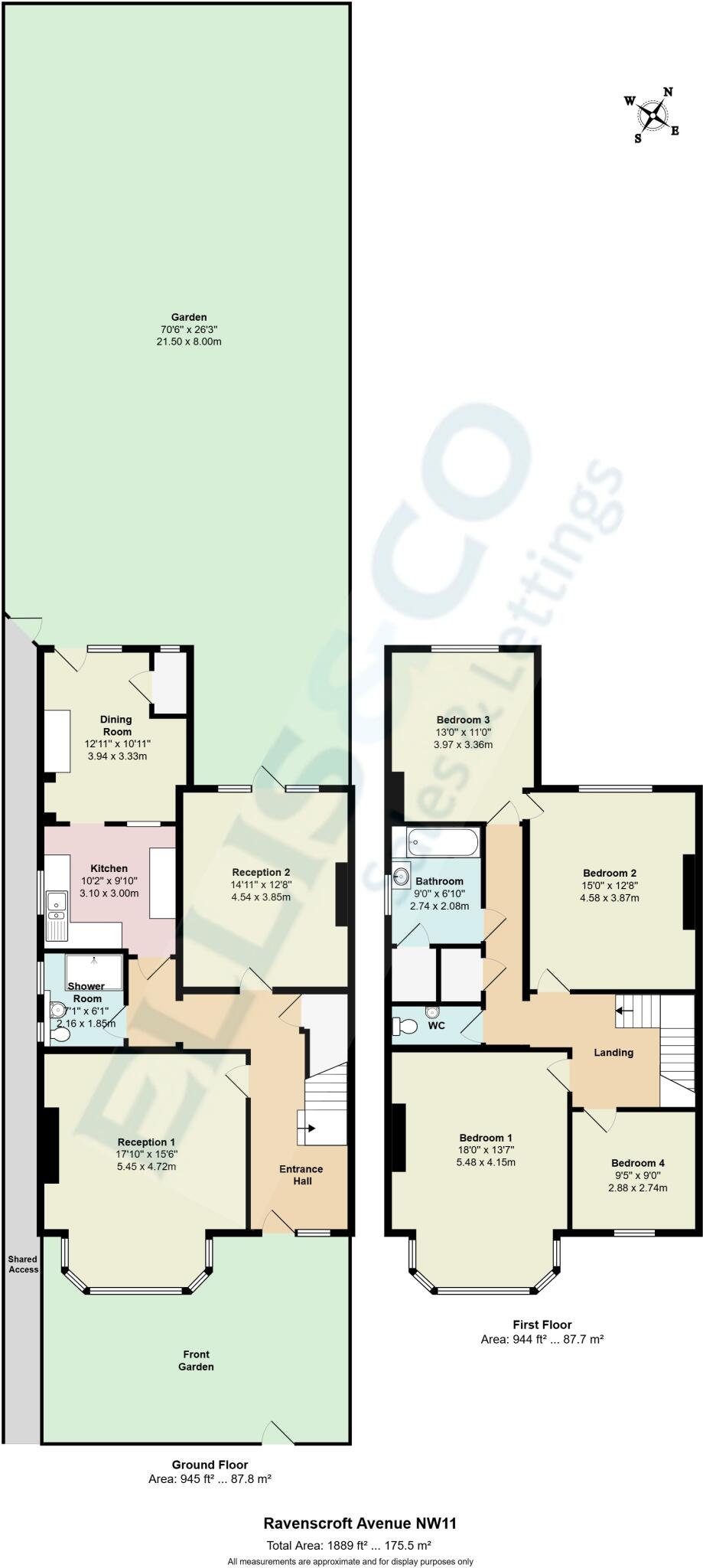 Ravenscroft Avenue, Golders Green, NW11 floorplan