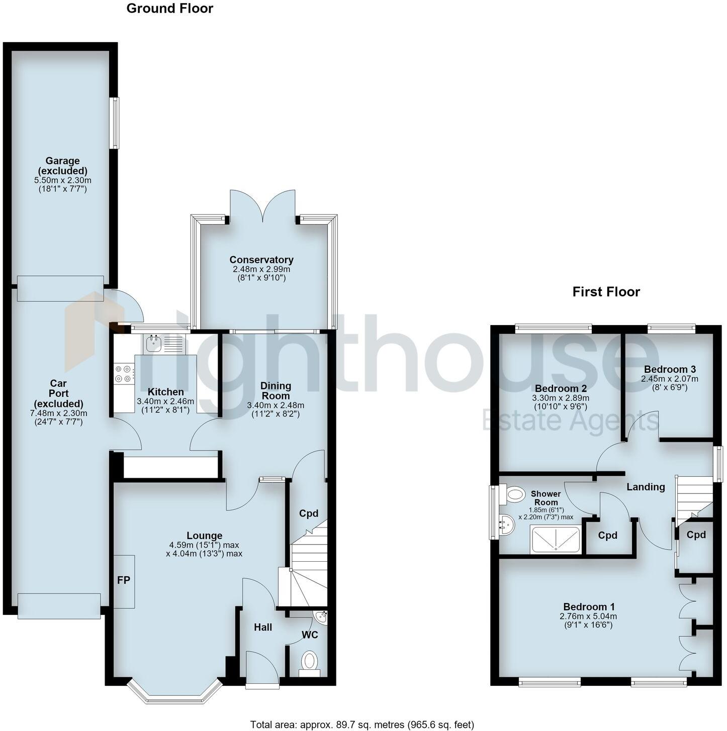 Long Acre, Codsall, WV8 floorplan