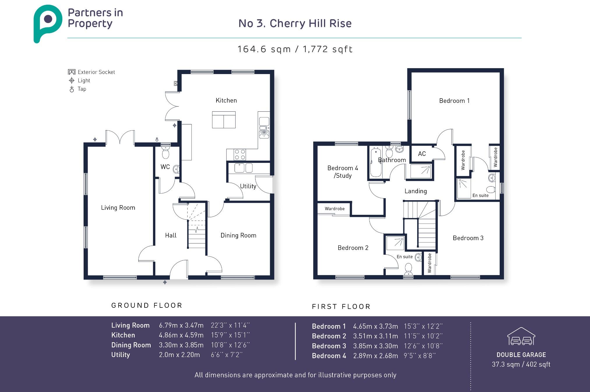 Cherry Hill Rise, HR1 floorplan