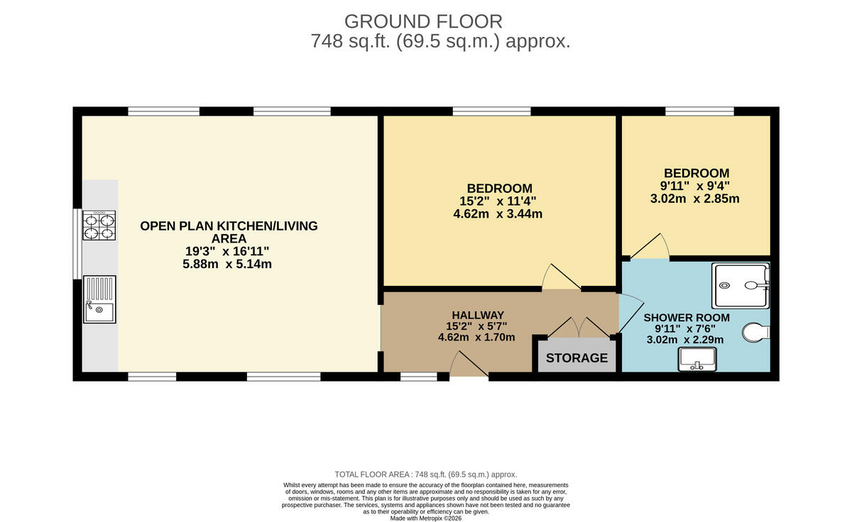 Byrkley Mews, Barton-under-needwood, DE13 floorplan