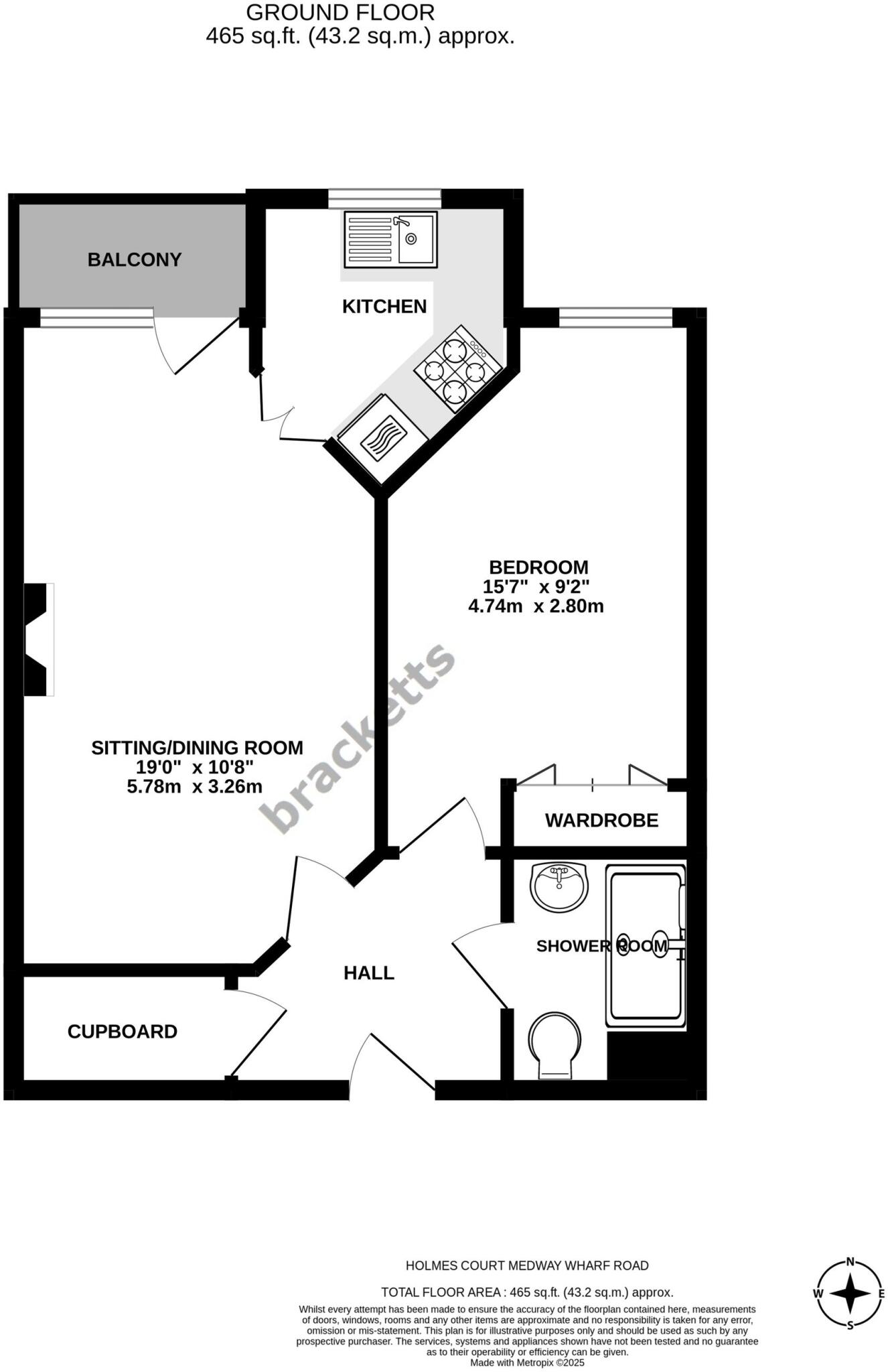Medway Wharf Road, Tonbridge, TN9 floorplan