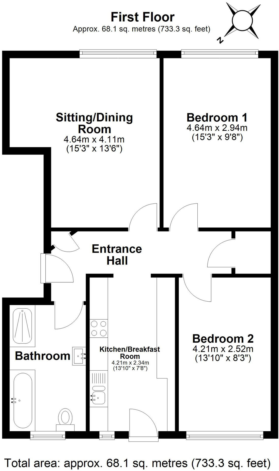 North Embankment, Dartmouth floorplan