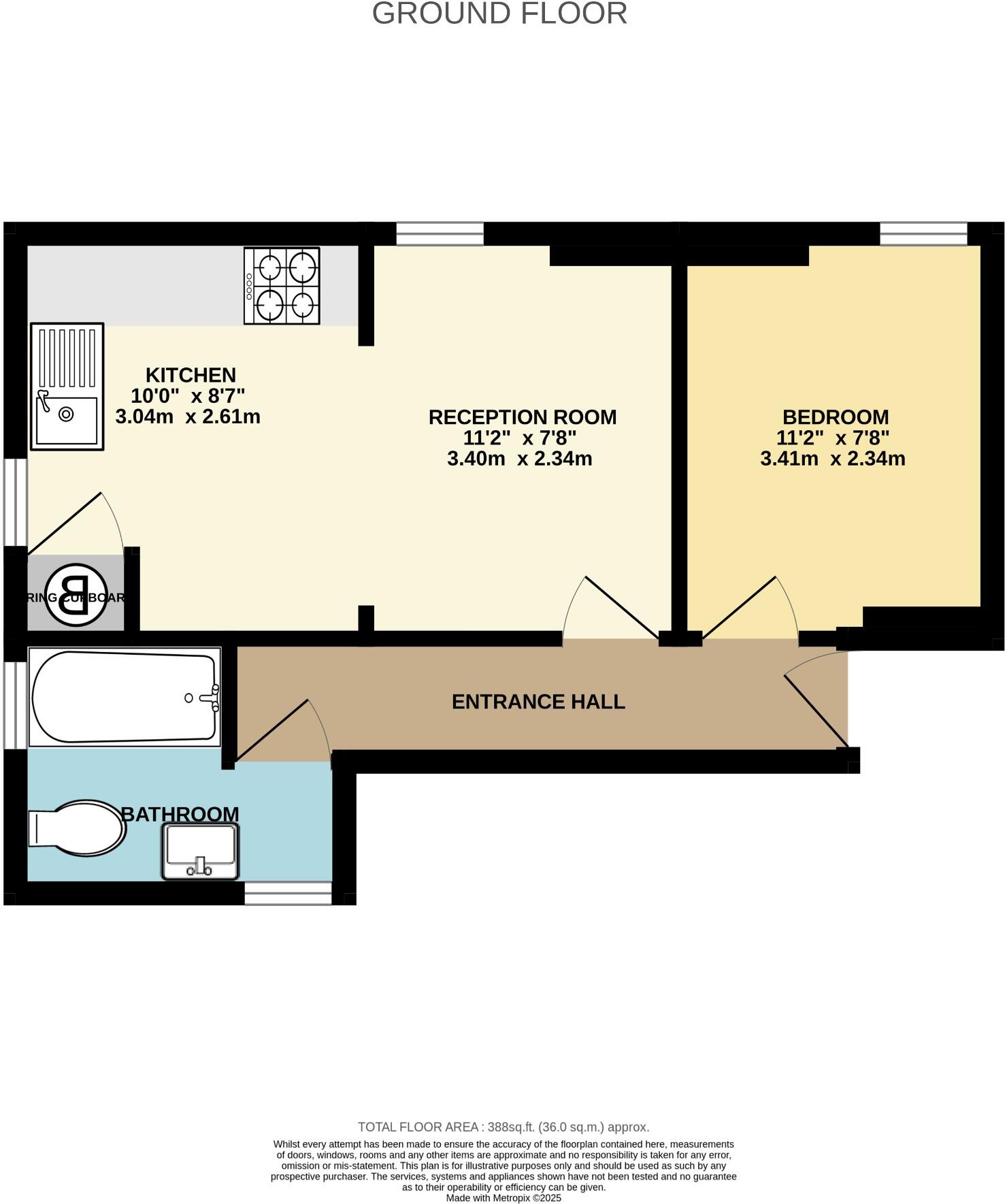 5 Granville, Park Terrace, Llandrindod Wells, Powys, Mid Wales, LD1 floorplan