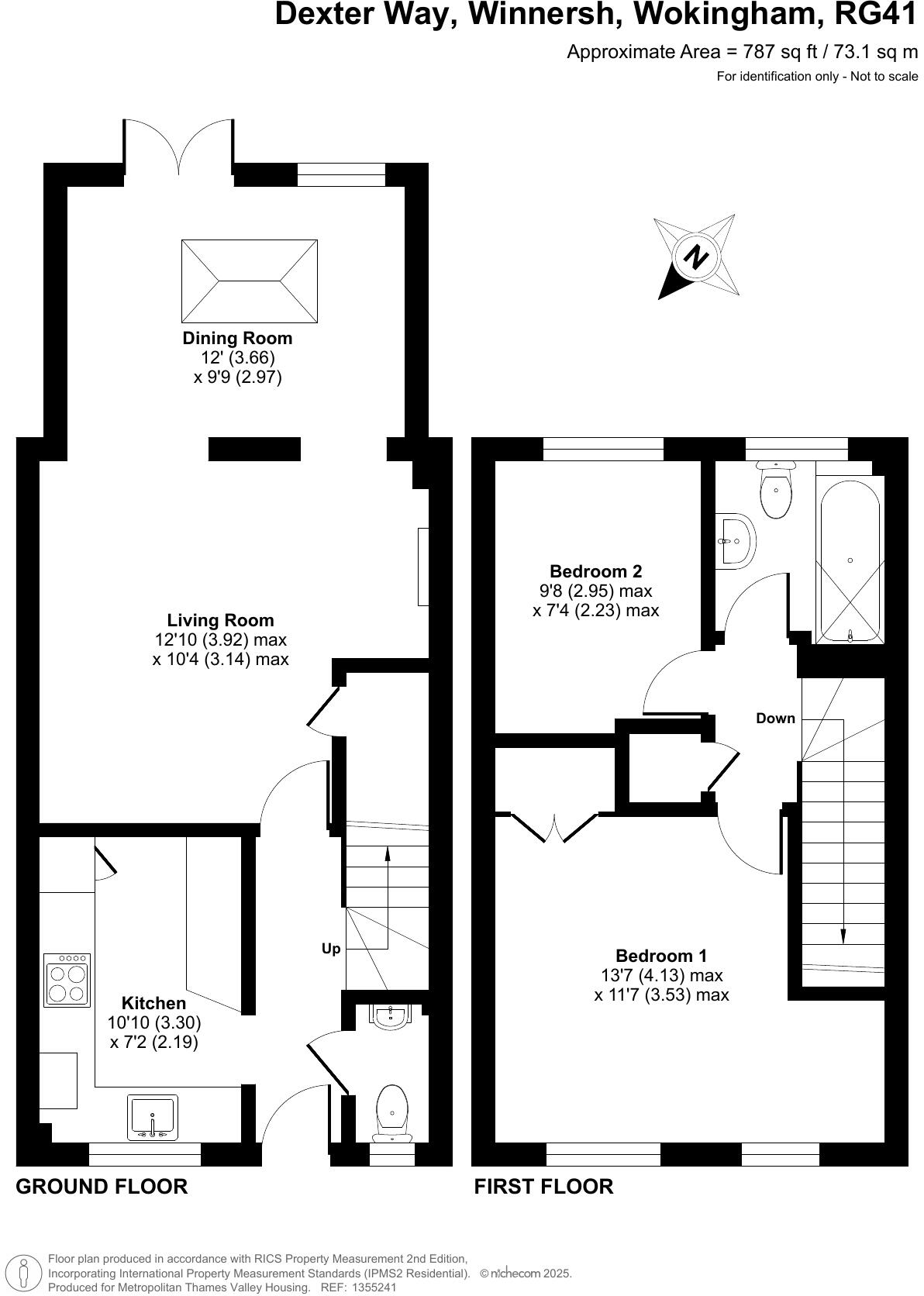Dexter Way, Wokingham, Berkshire, RG41 floorplan
