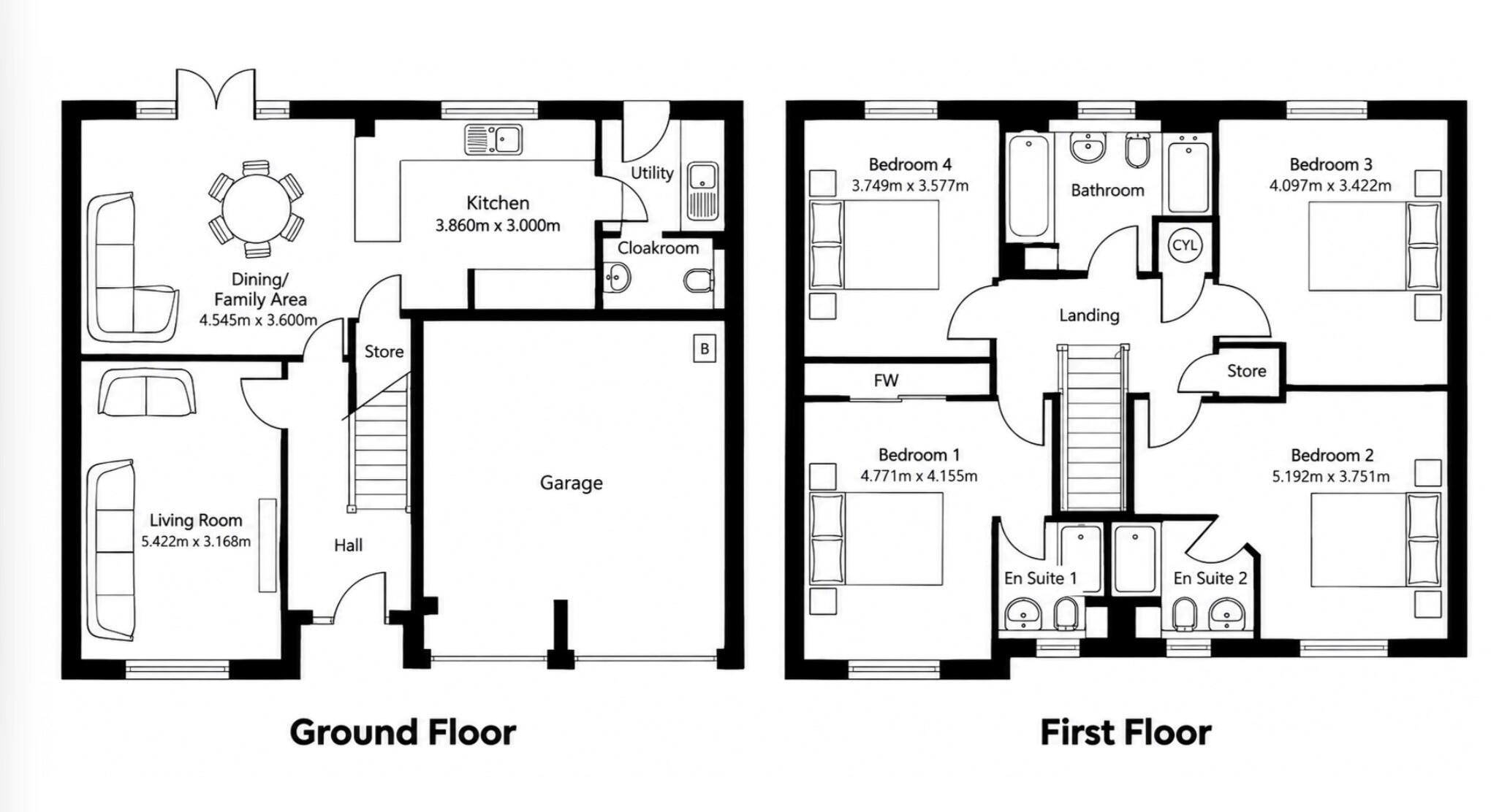 16, Kilconquhar Place, Bonnyrigg, Midlothian, EH19 3SR floorplan