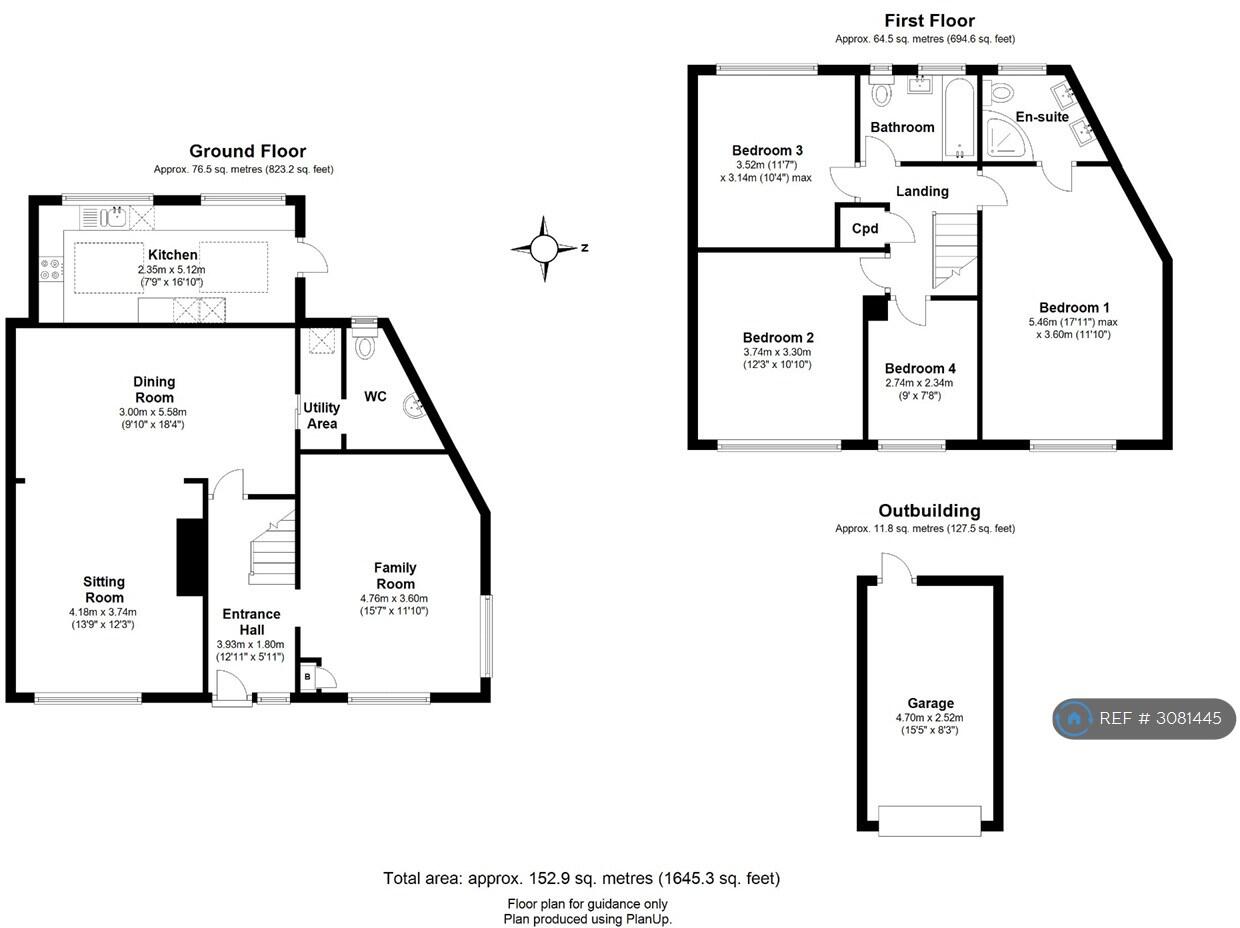 Rylstone Way, Saffron Walden, CB11 floorplan