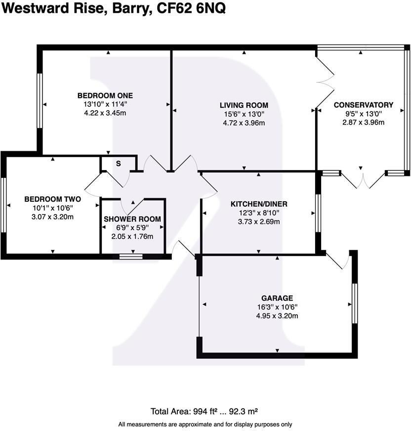 Westward Rise, Barry floorplan