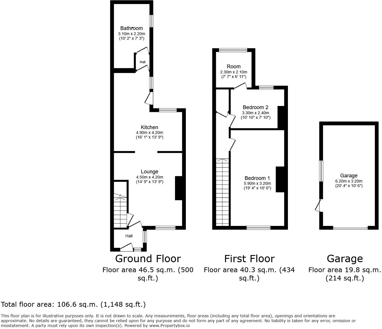Percy Terrace, Consett, County Durham, DH8 floorplan