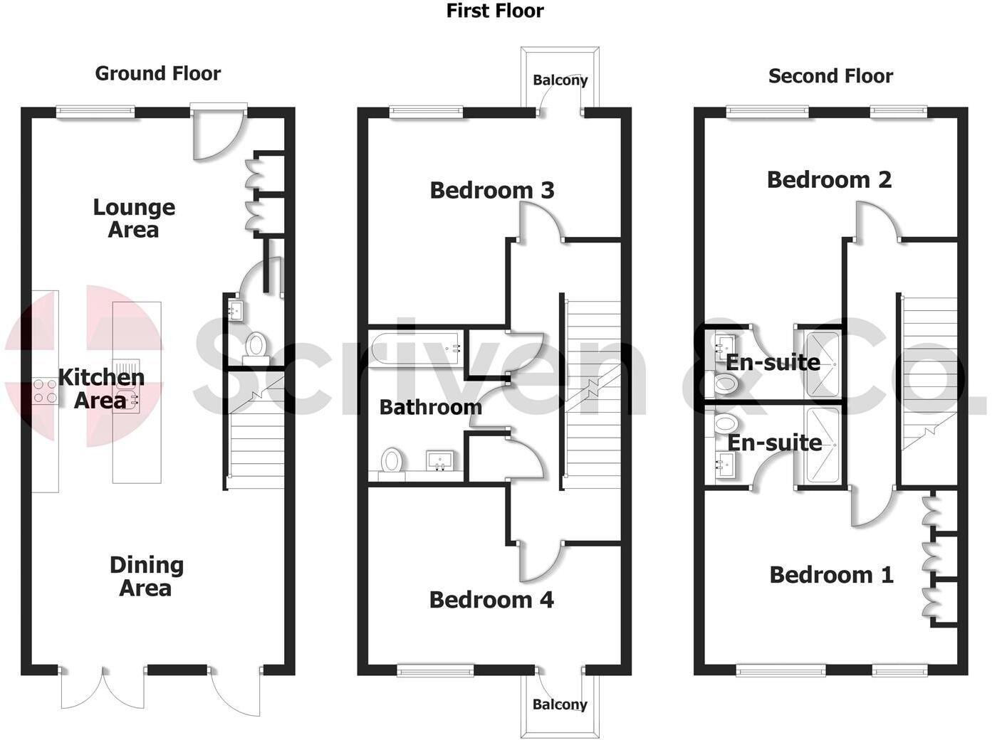 10, South Loop Park, Birmingham floorplan