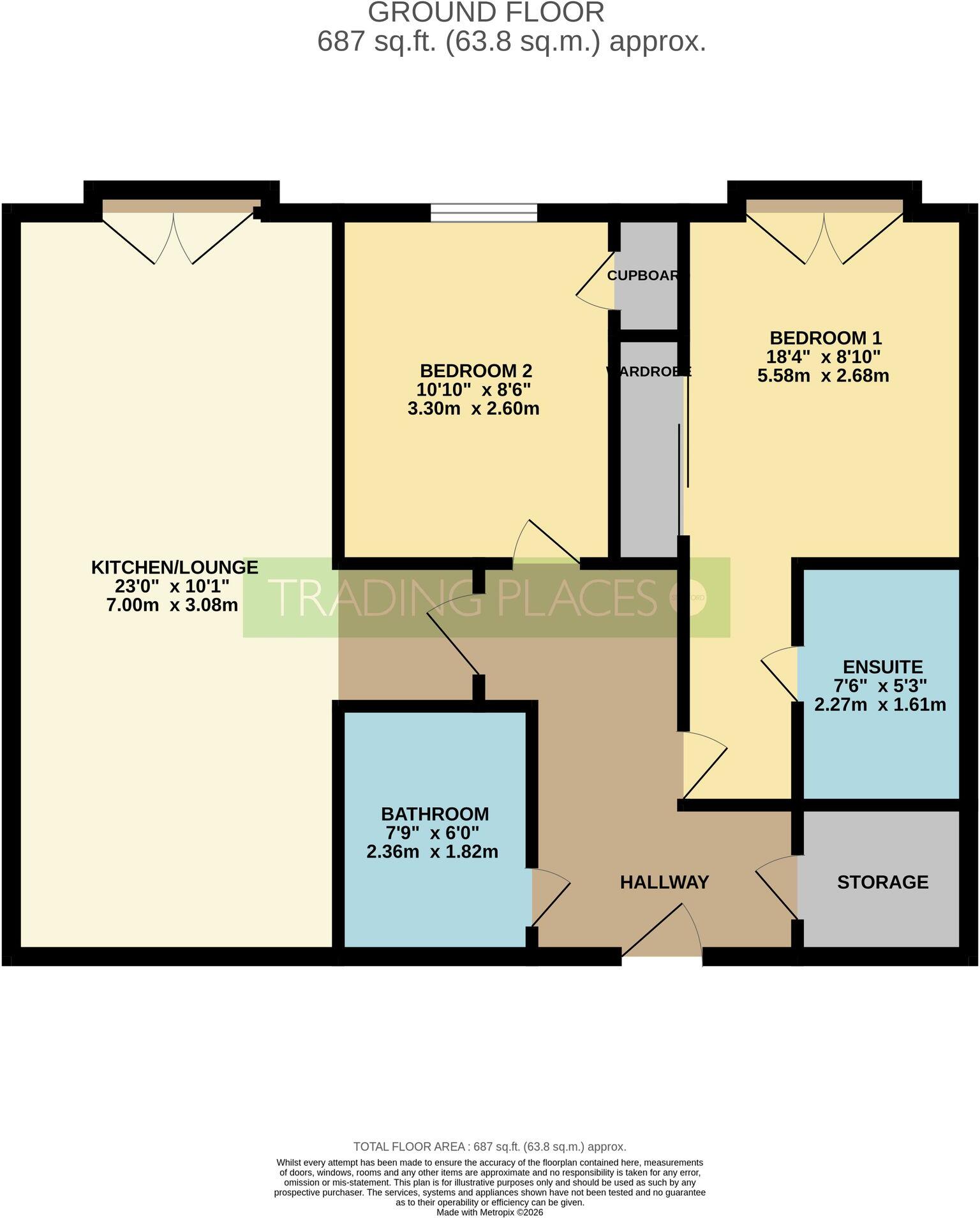 Enriqueta Rylands Close, Stretford, M32 floorplan
