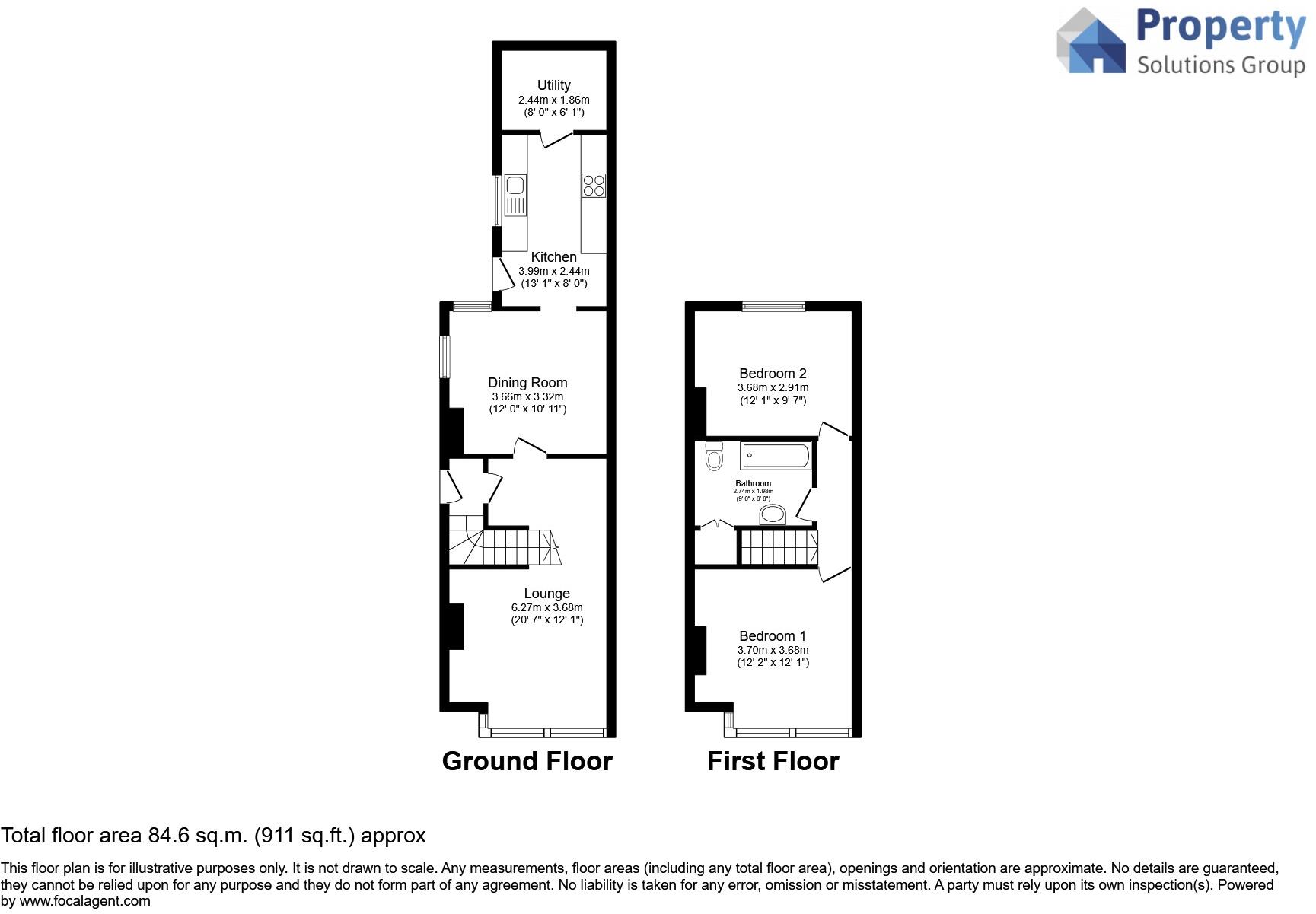 Regent Street, LE9 floorplan