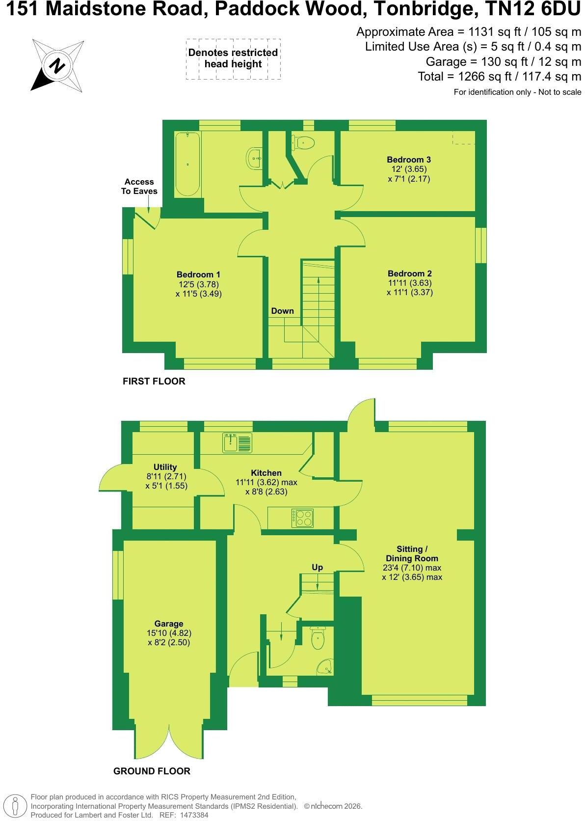 Maidstone Road, Paddock Wood floorplan