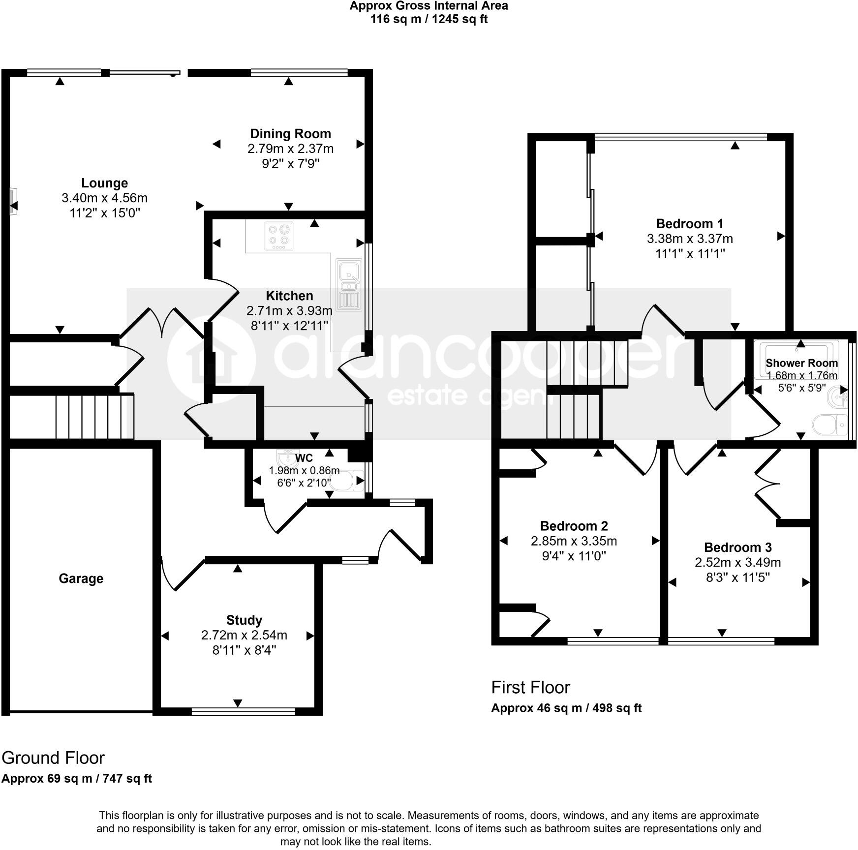 St. Andrews Drive, Whitestone, Nuneaton, CV11 6NQ floorplan