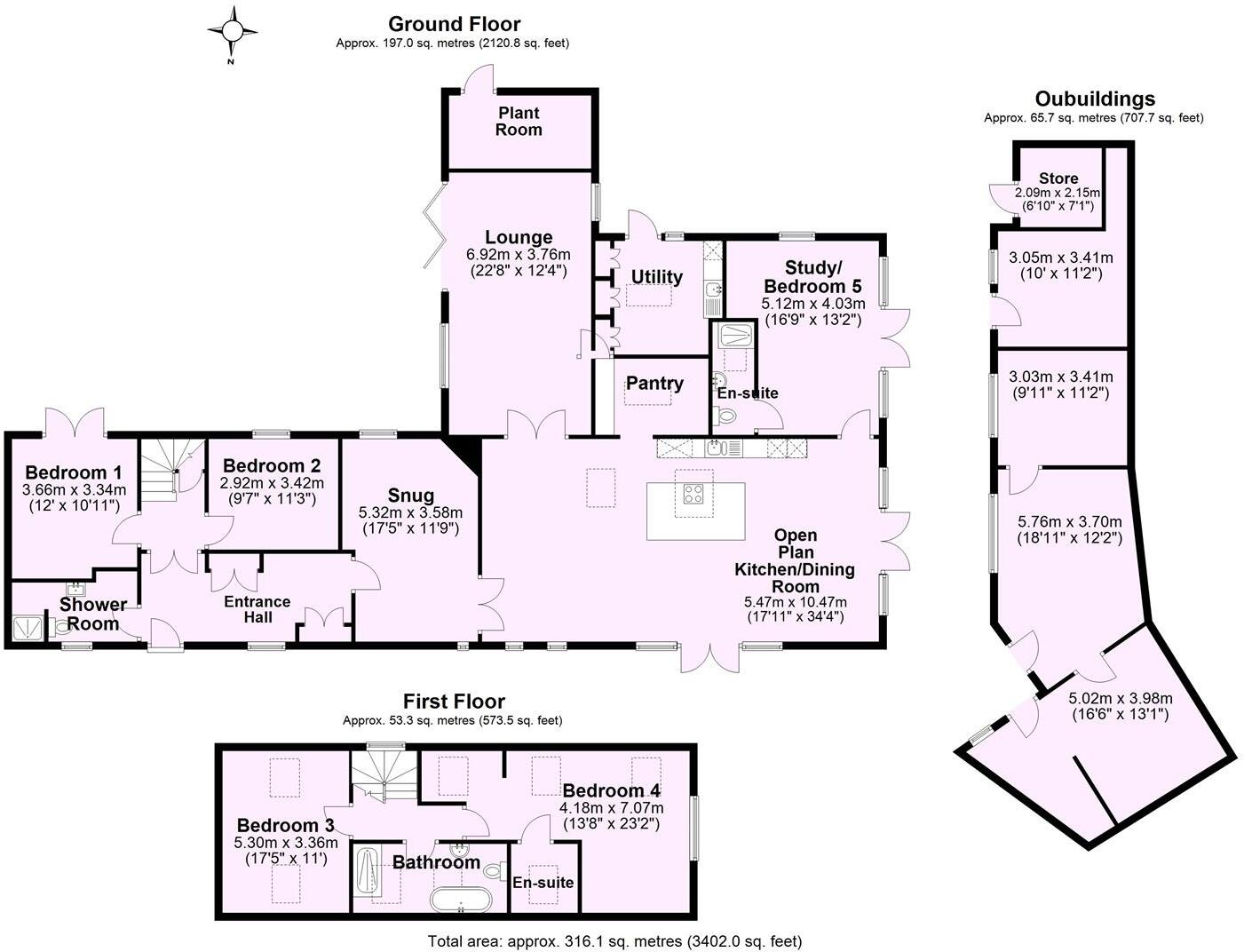 Naburn, York, YO19 4RU floorplan
