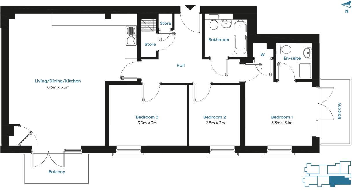 Barley Close Greenhithe DA9 floorplan