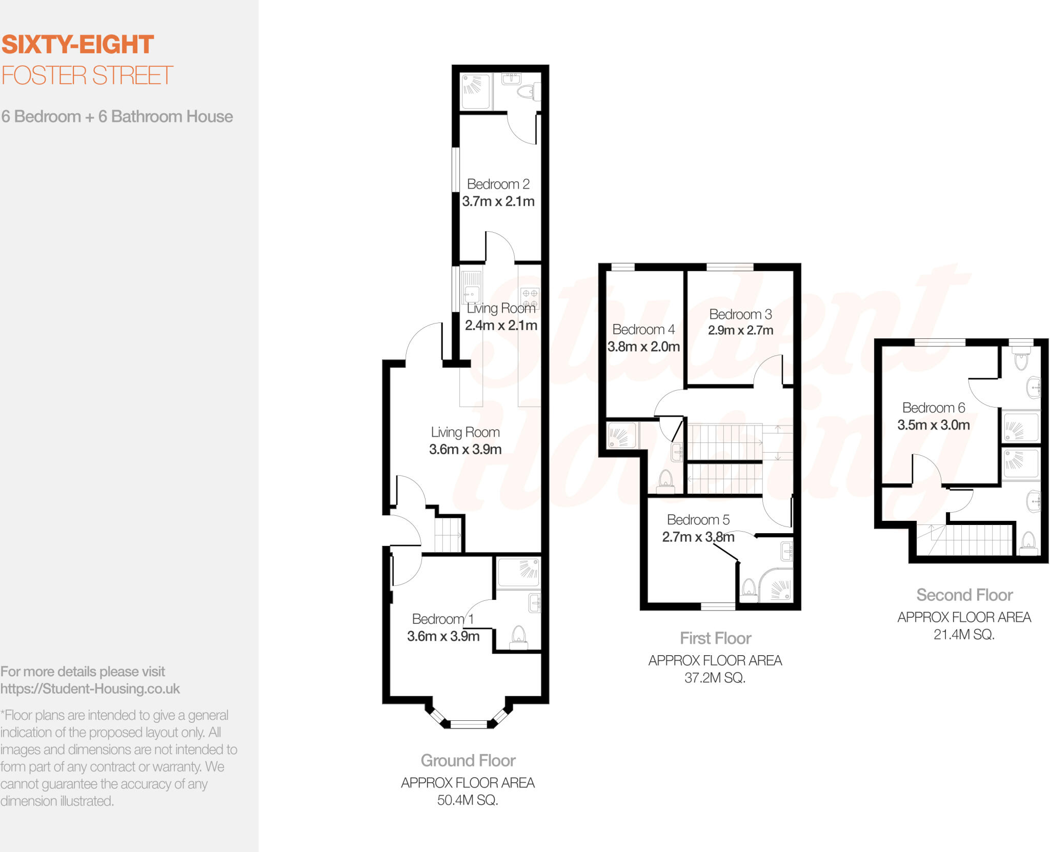 Foster St // 6 Bed // 6 Bath // All Ensuites // JUNE 2027 floorplan