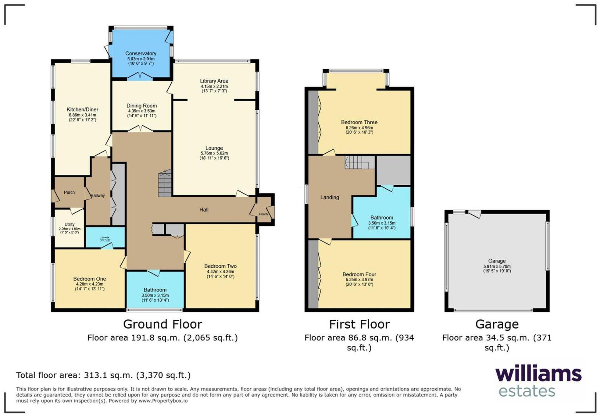 The Paddock, Prestatyn, LL19 floorplan