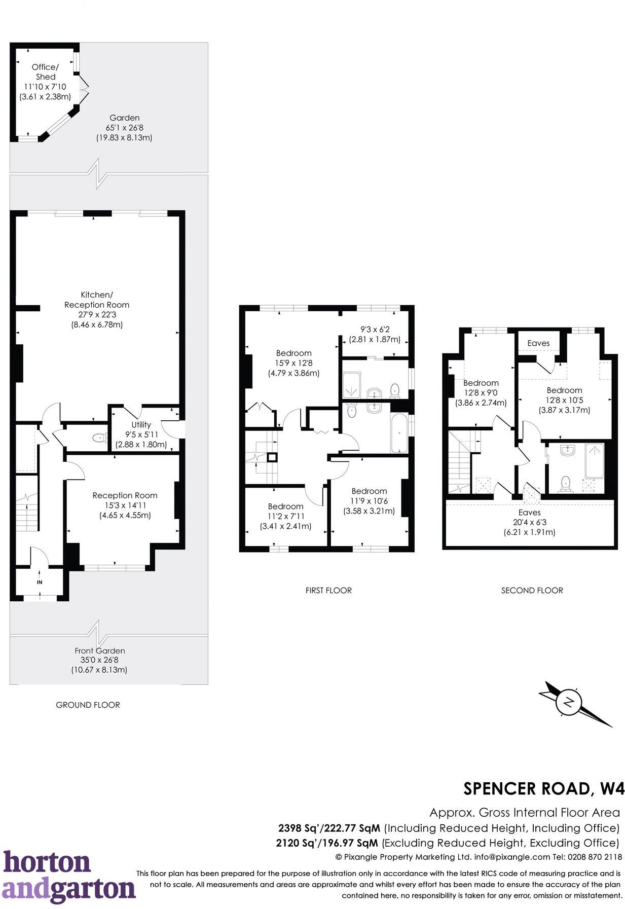 Spencer Road, Grove Park, Chiswick, W4 floorplan