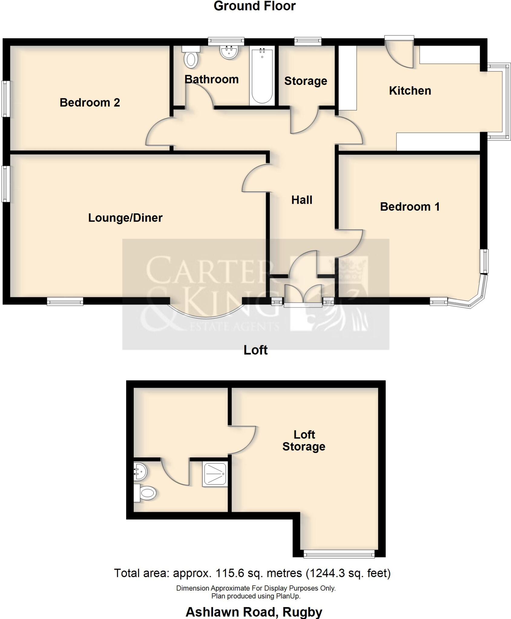 Ashlawn Road, Hillmorton, Rugby floorplan