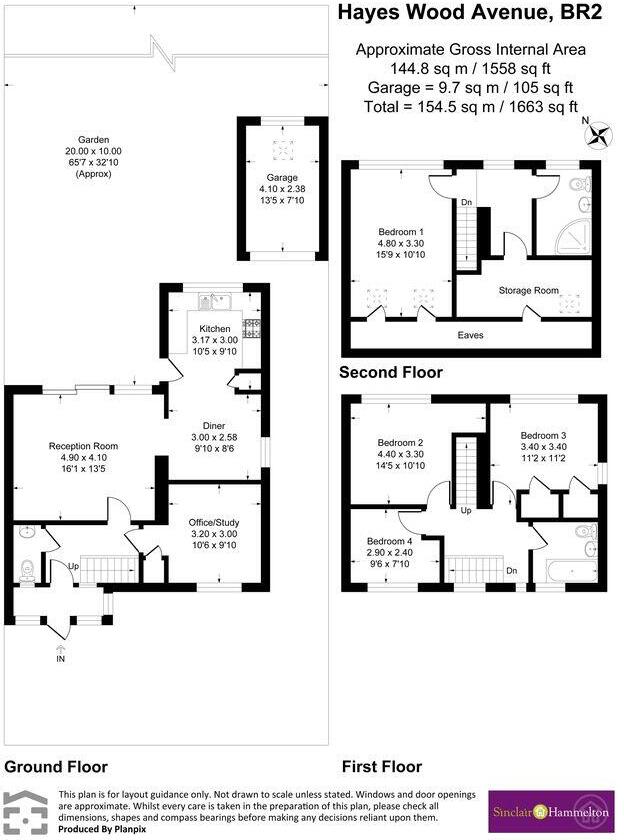 Hayes Wood Avenue, Bromley floorplan