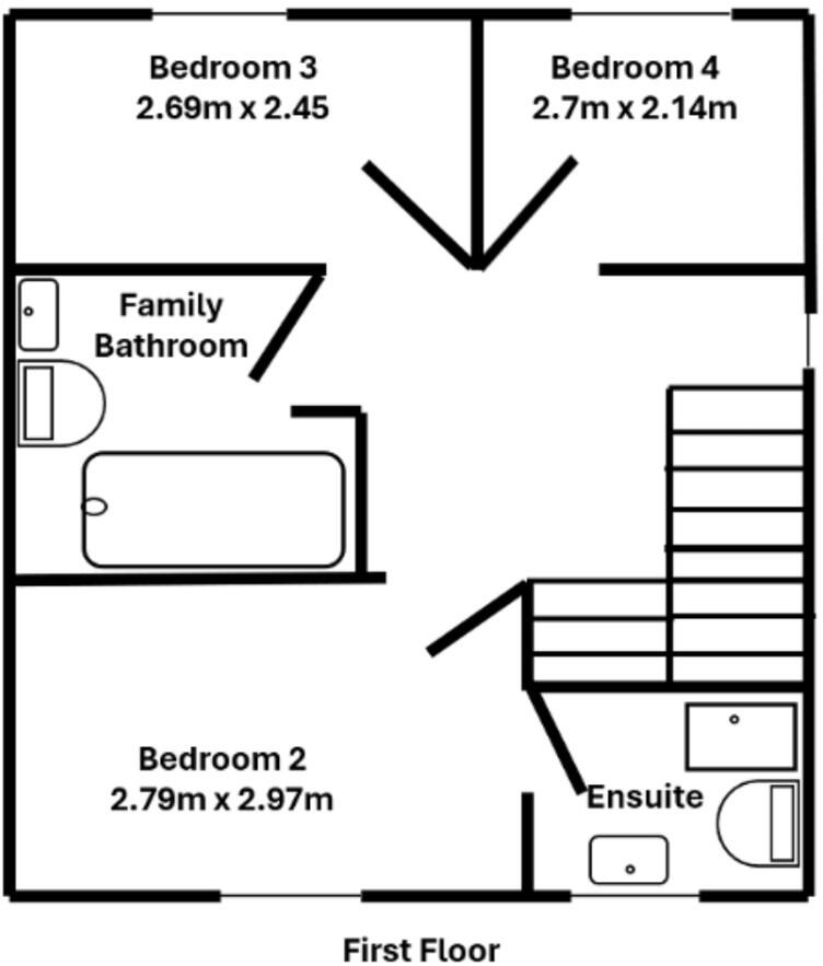2 Bevan Close , Victoria Gardens , Stockton-on-Tees , TS19 8RF floorplan