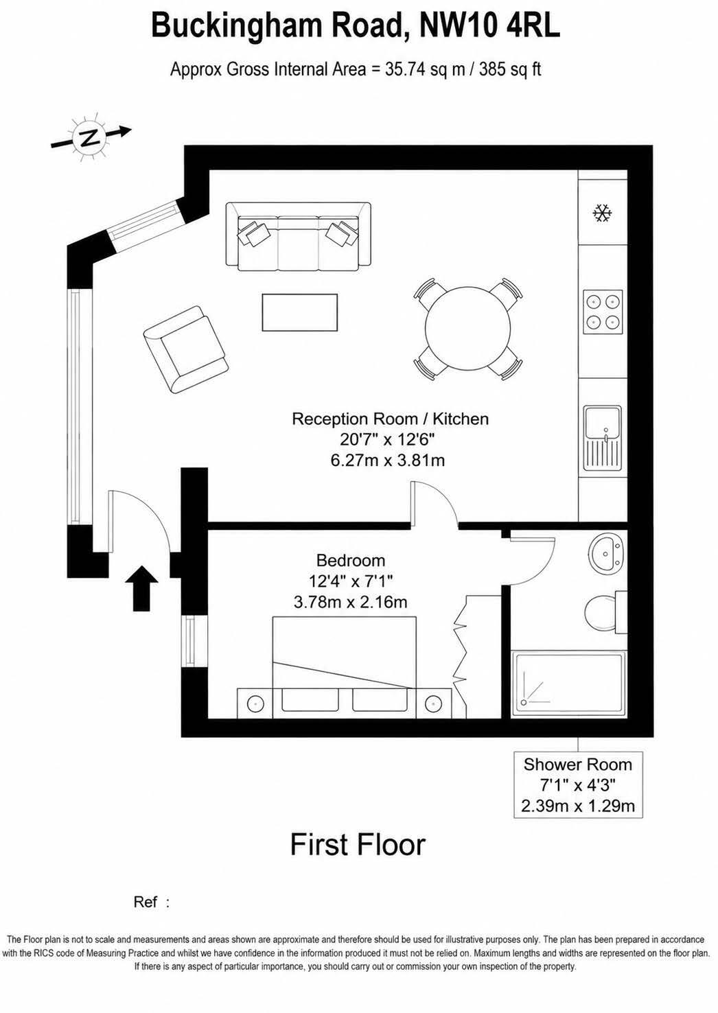Buckingham Road, Harlesden, London, NW10 floorplan