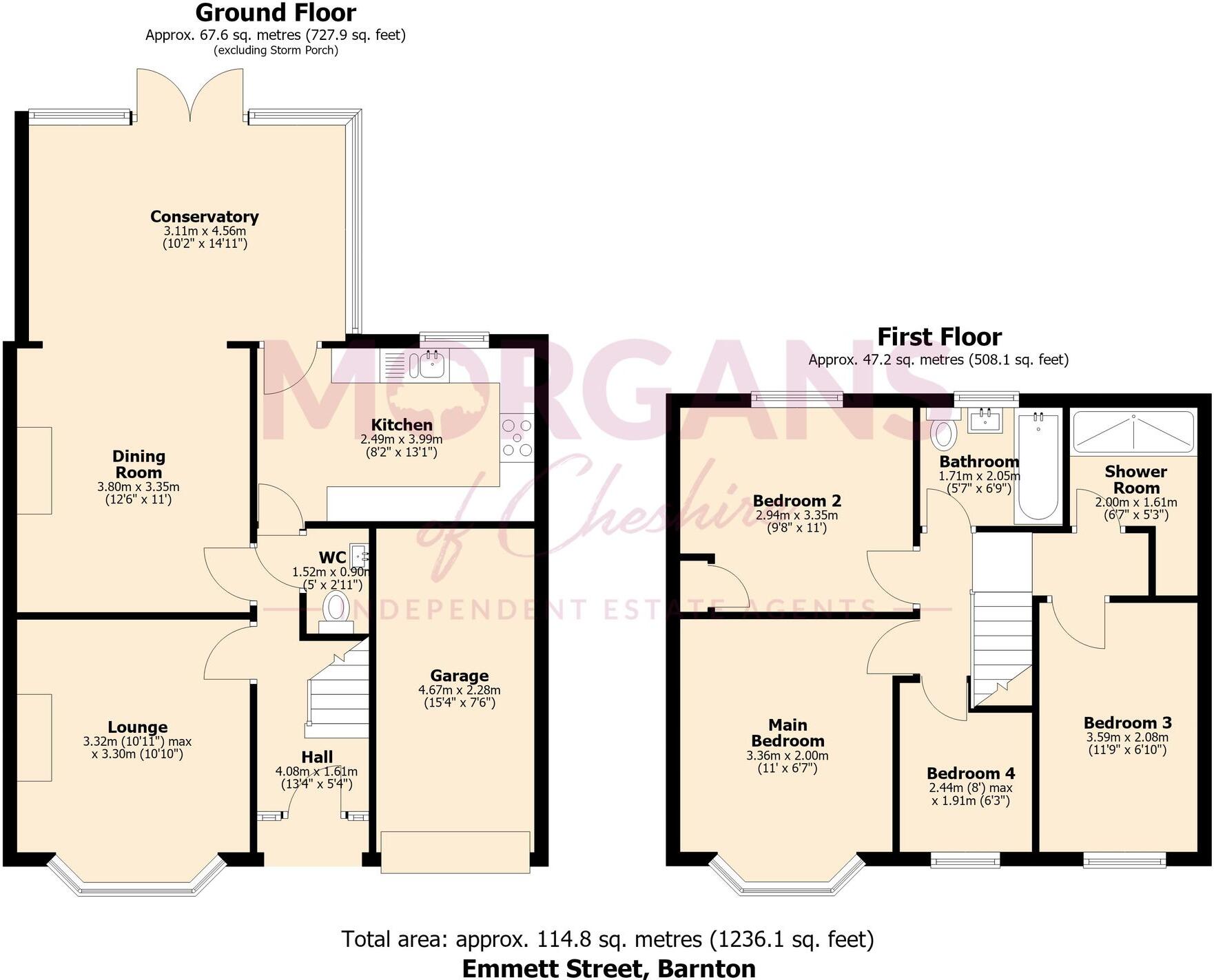 Emmett Street, Barnton, CW8 floorplan